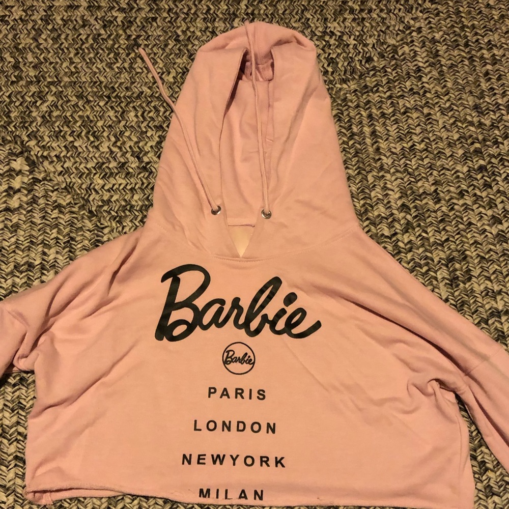 Barbie Cropped Hoodie
